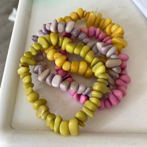 Set of 4 beaded bracelets